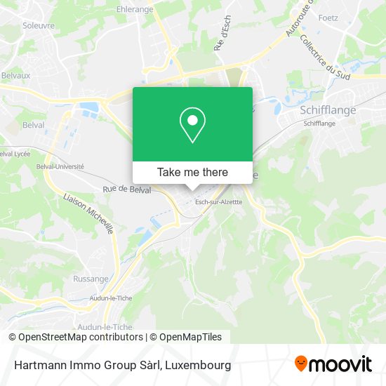 Hartmann Immo Group Sàrl map