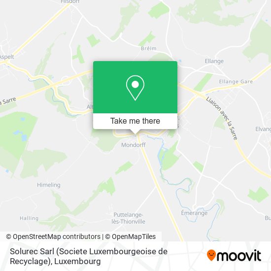 Solurec Sarl (Societe Luxembourgeoise de Recyclage) map