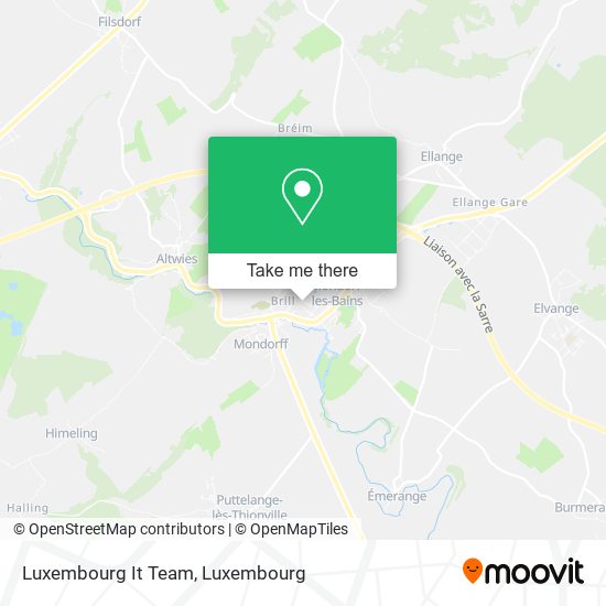 Luxembourg It Team map