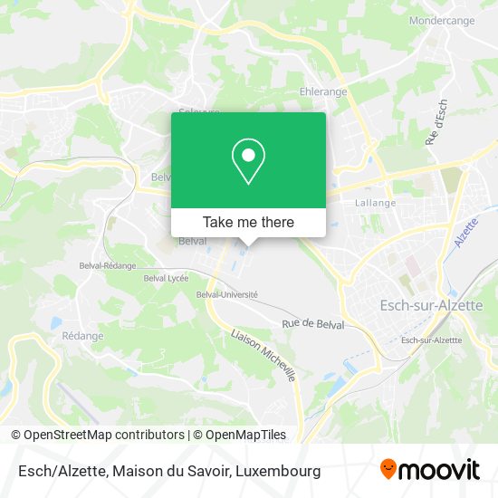 Esch/Alzette, Maison du Savoir map