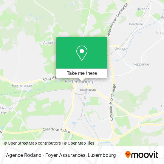 Agence Rodano - Foyer Assurances map