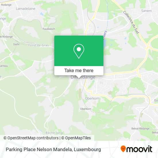 Parking Place Nelson Mandela map