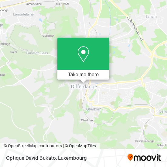 Optique David Bukato map