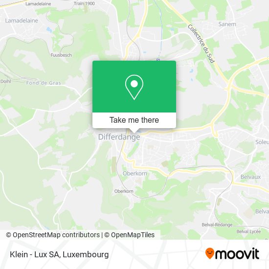 Klein - Lux SA map