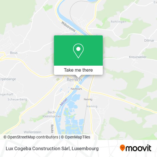 Lux Cogeba Construction Sàrl map