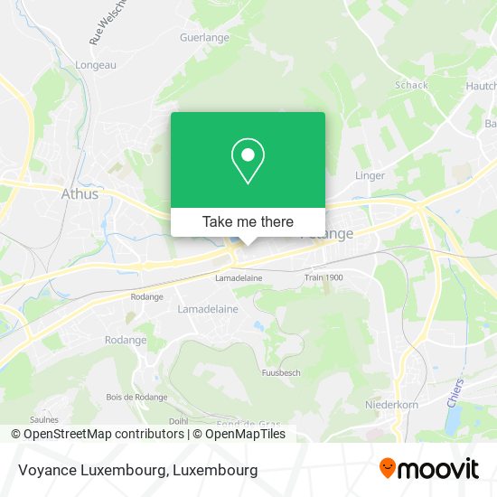 Voyance Luxembourg Karte