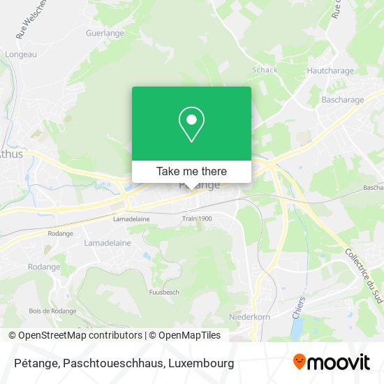 Pétange, Paschtoueschhaus map