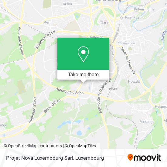 Projet Nova Luxembourg Sarl Karte
