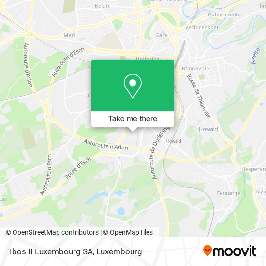 Ibos II Luxembourg SA Karte