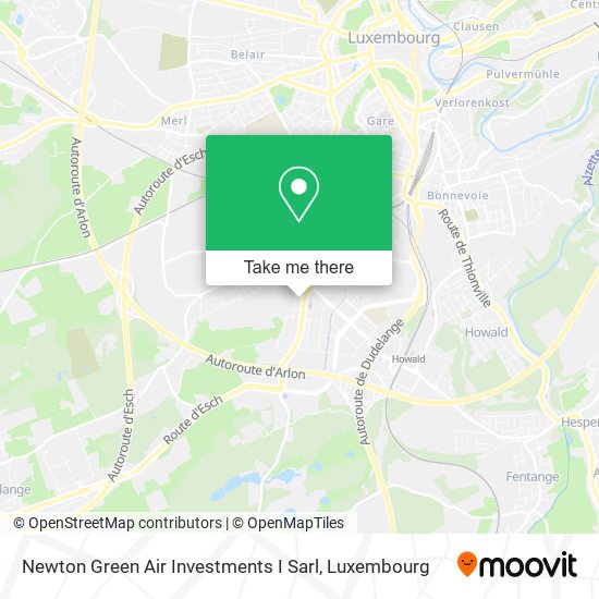 Newton Green Air Investments I Sarl map