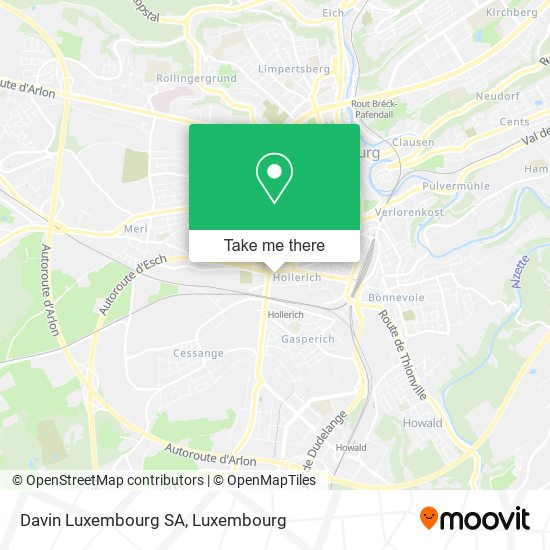 Davin Luxembourg SA map