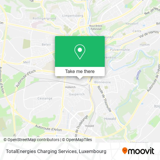 TotalEnergies Charging Services Karte