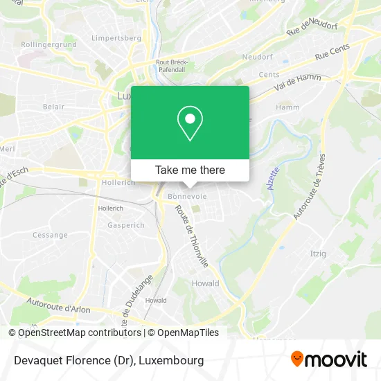 Devaquet Florence (Dr) map