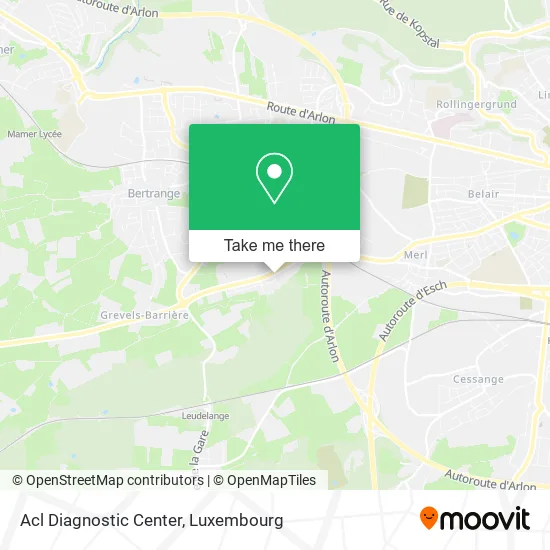 Acl Diagnostic Center map