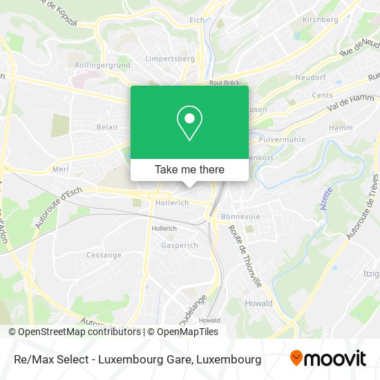 Re / Max Select - Luxembourg Gare map