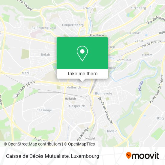 Caisse de Décès Mutualiste map
