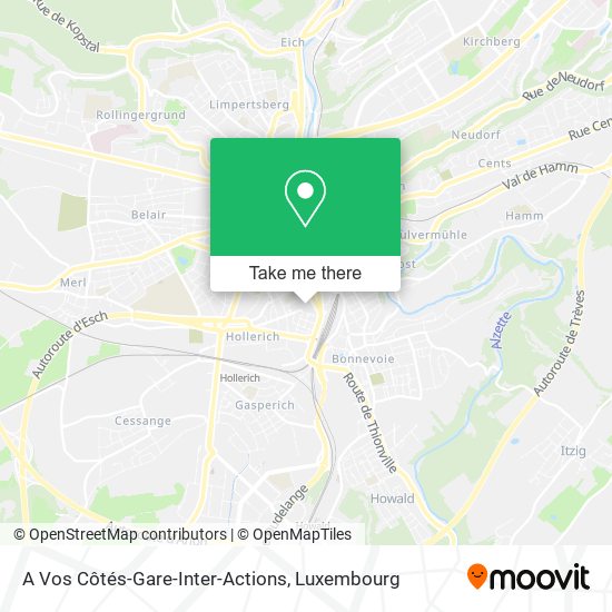 A Vos Côtés-Gare-Inter-Actions map