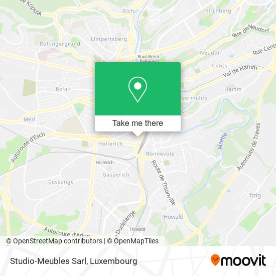 Studio-Meubles Sarl map