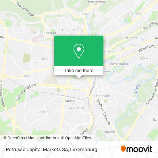 Petrusse Capital Markets SA map