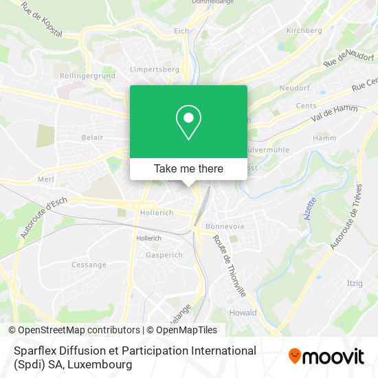 Sparflex Diffusion et Participation International (Spdi) SA map