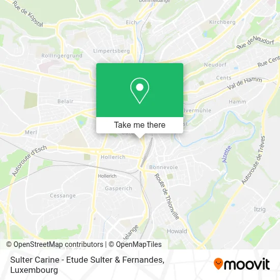 Sulter Carine - Etude Sulter & Fernandes map