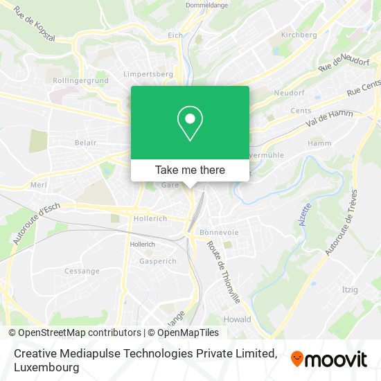 Creative Mediapulse Technologies Private Limited map