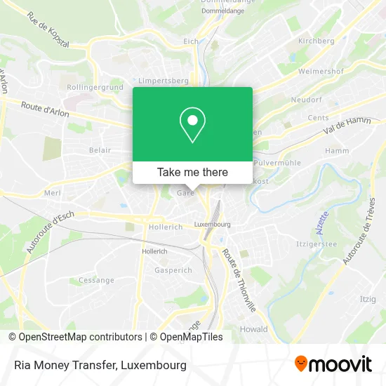 Ria Money Transfer map