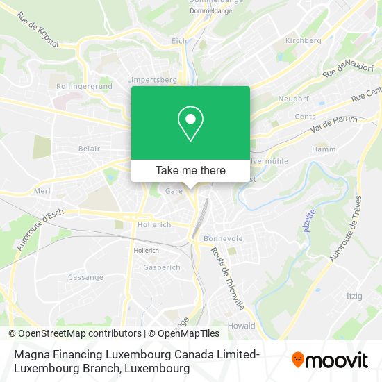 Magna Financing Luxembourg Canada Limited-Luxembourg Branch Karte