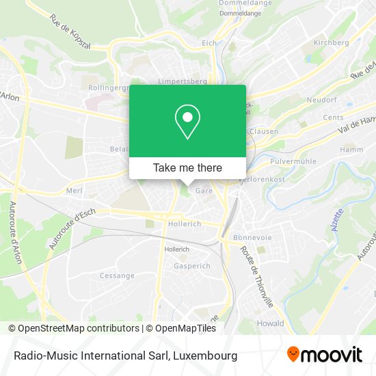 Radio-Music International Sarl map