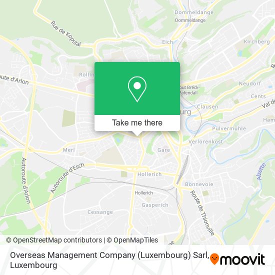 Overseas Management Company (Luxembourg) Sarl map