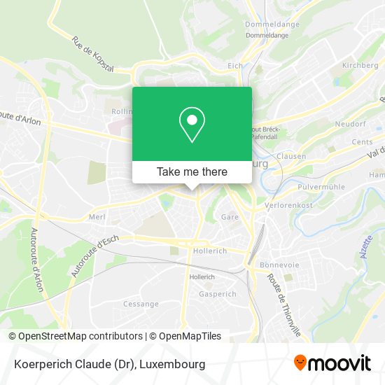 Koerperich Claude (Dr) map