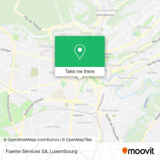 Fuente Services SA map