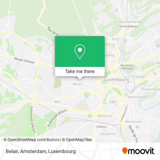 Belair, Amsterdam map