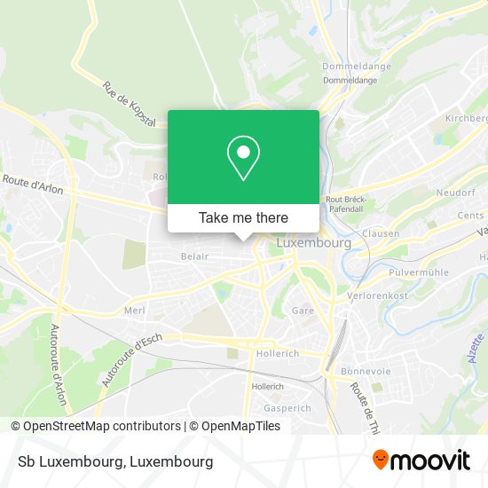 Sb Luxembourg map