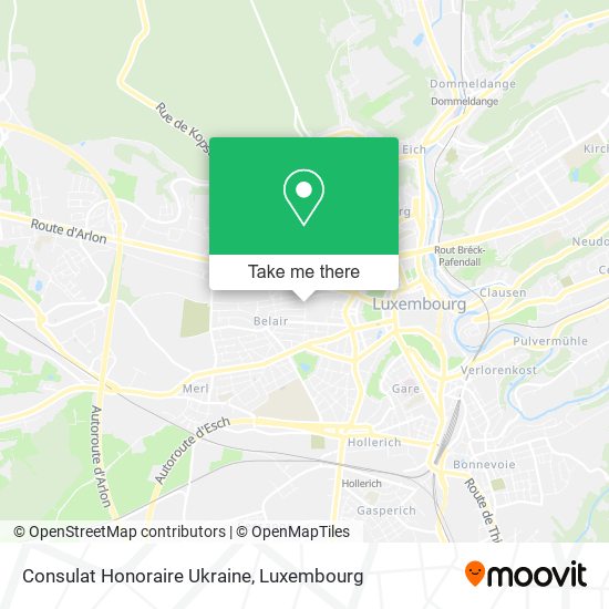 Consulat Honoraire Ukraine map