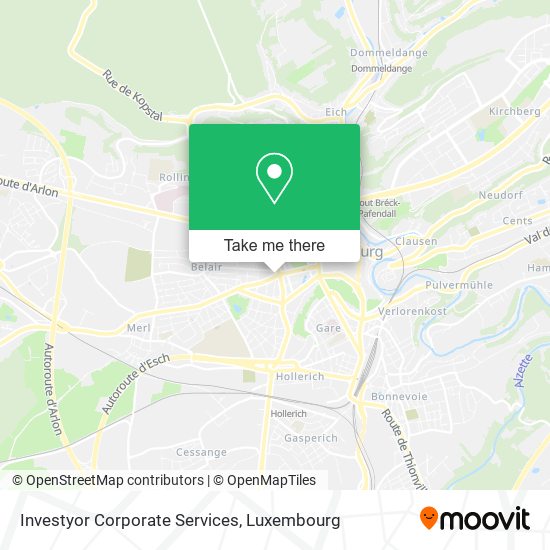 Investyor Corporate Services map