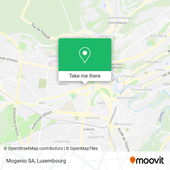 Mogenio SA map