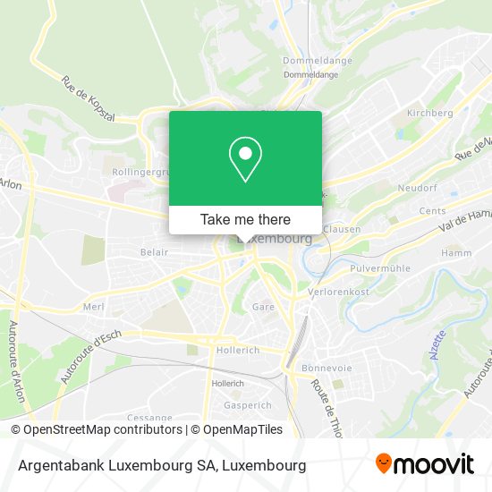 Argentabank Luxembourg SA Karte