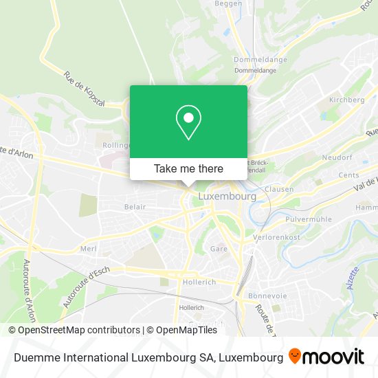 Duemme International Luxembourg SA map