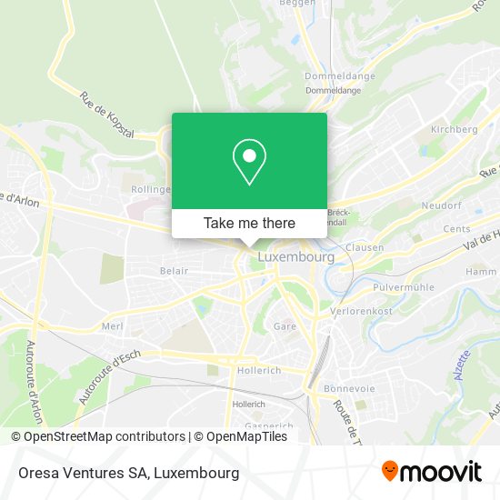 Oresa Ventures SA map