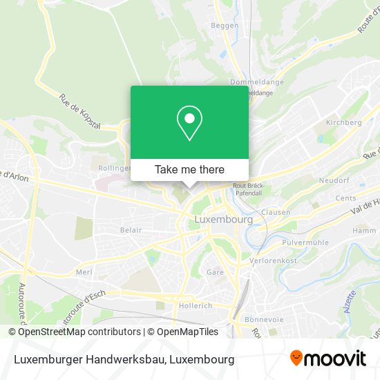Luxemburger Handwerksbau map