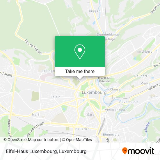 Eifel-Haus Luxembourg map