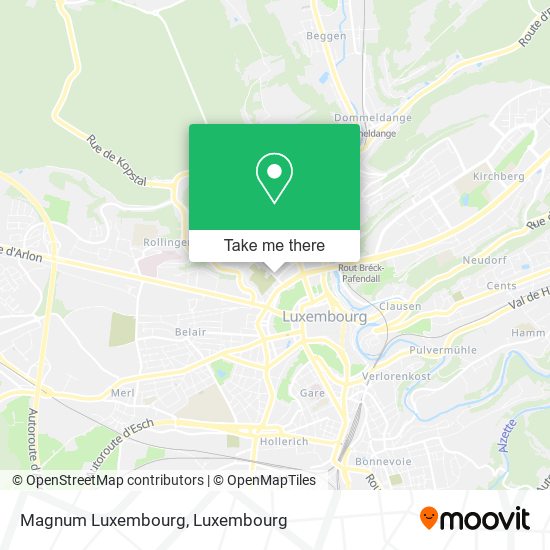 Magnum Luxembourg map