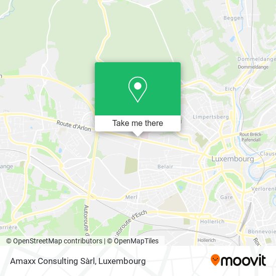 Amaxx Consulting Sàrl map