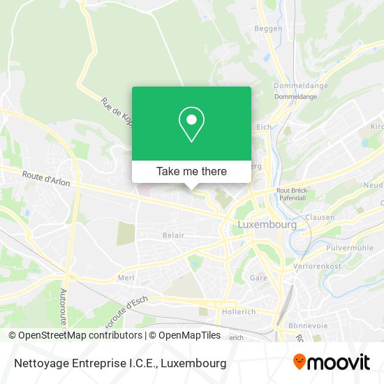 Nettoyage Entreprise I.C.E. map