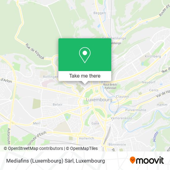 Mediafins (Luxembourg) Sàrl map