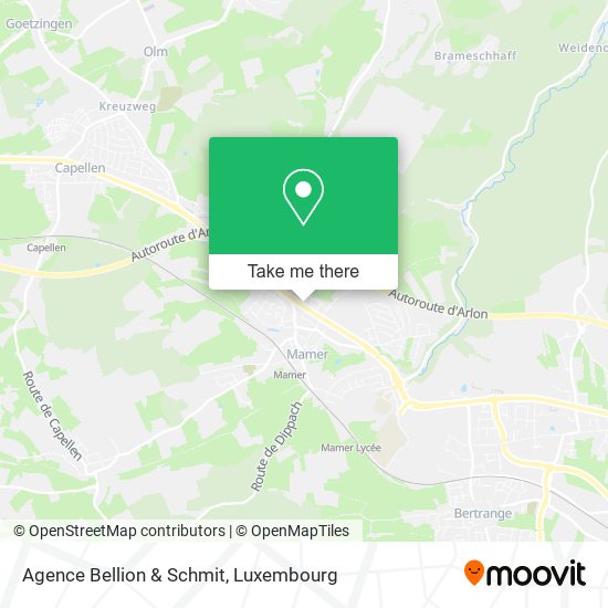Agence Bellion & Schmit map