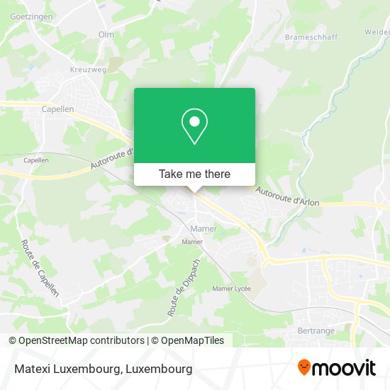 Matexi Luxembourg Karte