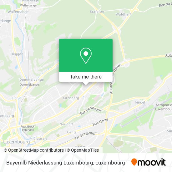Bayernlb Niederlassung Luxembourg map
