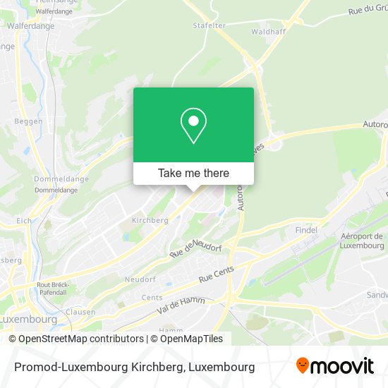 Promod-Luxembourg Kirchberg map